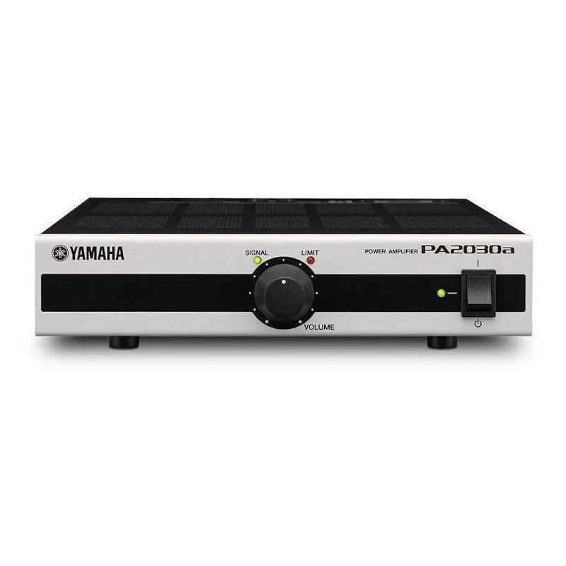 A compact Lo-Z/Hi-Z switchable power amplifier for small commercial installations such as retail stores
