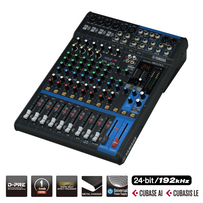 Yamaha MG12XU 12-Channel USB Mixer
