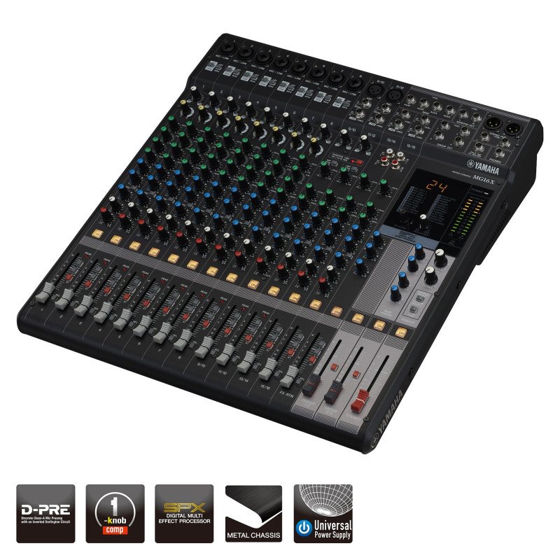 Yamaha MG16X 16-Channel Analog Mixer