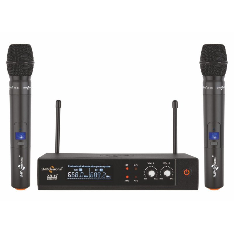 Studiomaster XR 40 HH Dual Handheld Wireless Mic