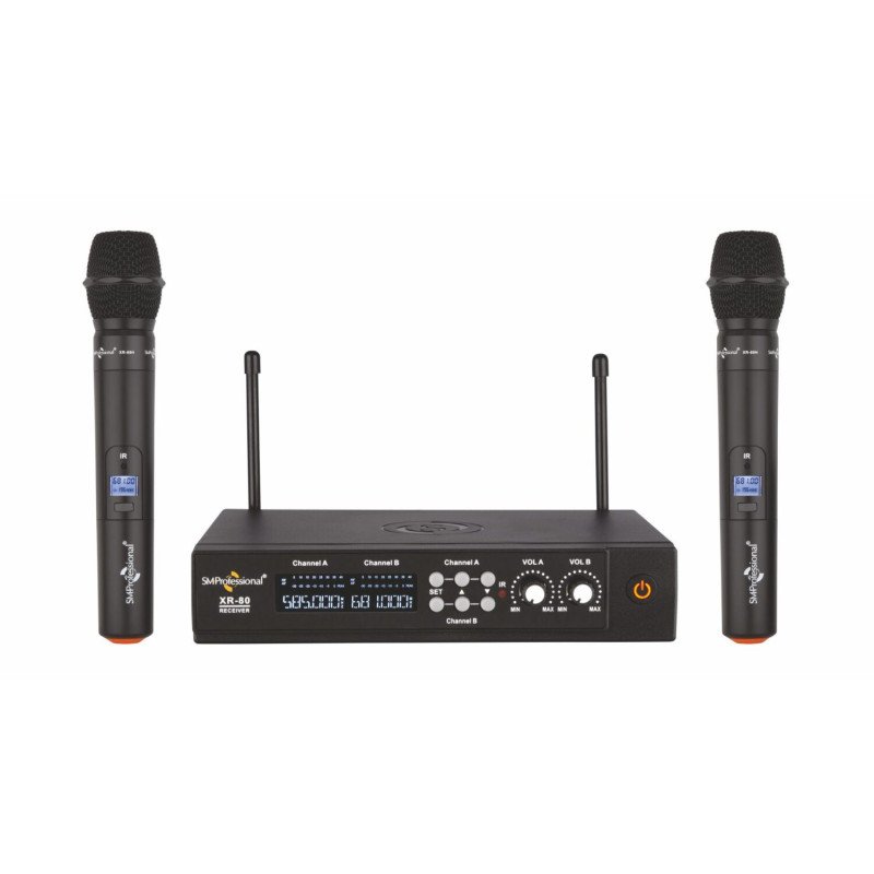 Studiomaster XR 80 HH Dual Handheld Wireless Mic