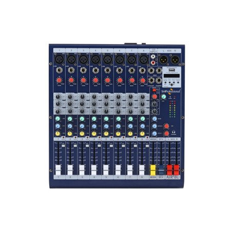 Studiomaster AiR 8U Mixer | 8-Channel, Bluetooth, USB