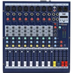 Studiomaster AiR 8U Mixer | 8-Channel, Bluetooth, USB