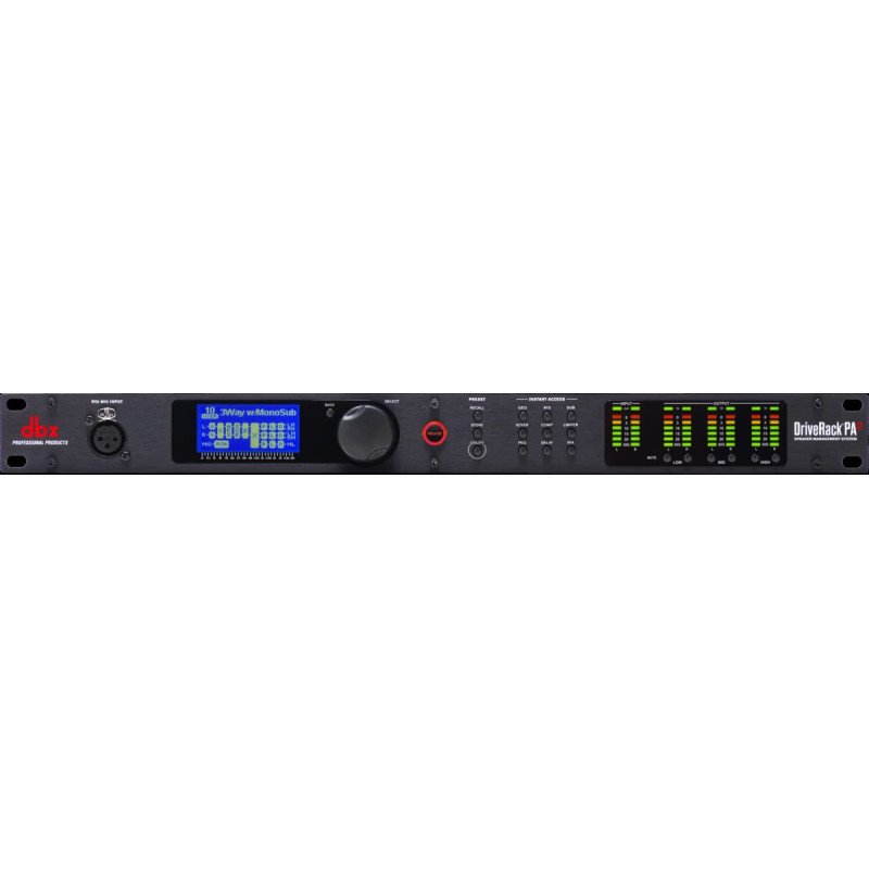 dbx DriveRack PA2 Loudspeaker Management System
