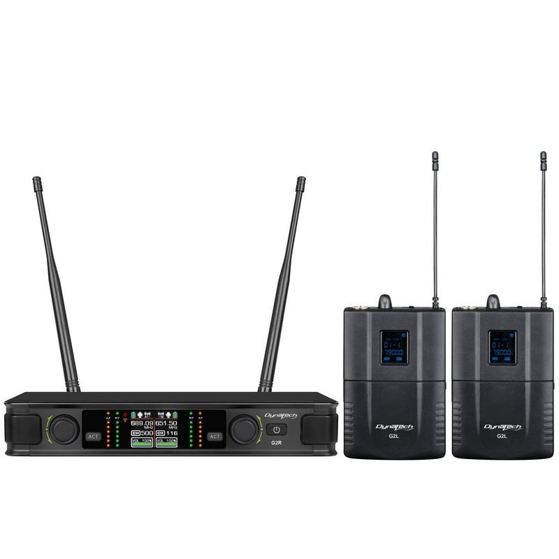 Dynatech G2 LL Dual Lapel Wireless Microphone