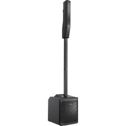 Portable column array PA system with 1000W amplification, integrated 8-channel digital mixer, Bluetooth streaming