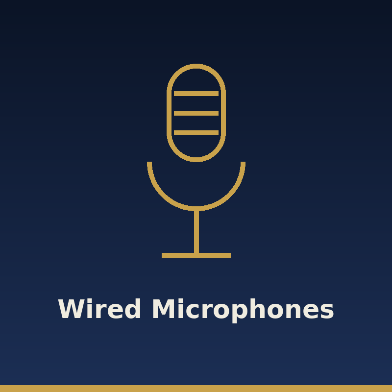 Wired Microphones | Vocal & Instrument Mics | LuminarkAV